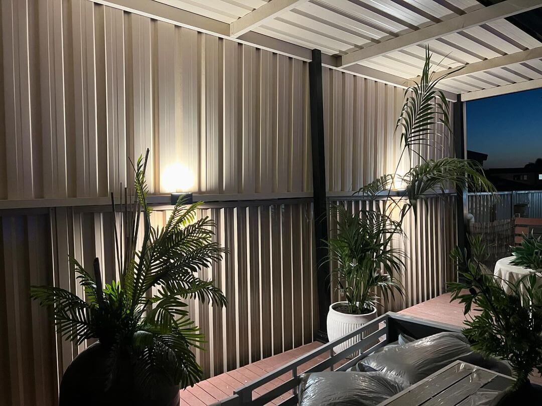 Another outdoor entertainment area lighting