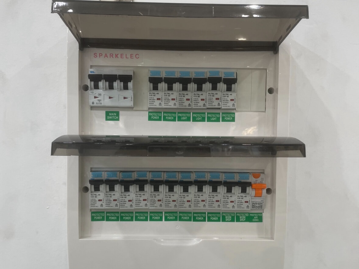 Neat and professional switchboard installation