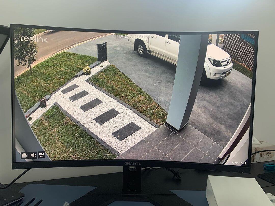 4K resolution security cameras video output